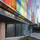 Illustration for article titled Turning a Building Into a Giant Psychedelic Rainbow Is the Best Renovation